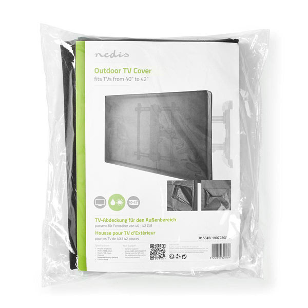 Nedis Tv beschermhoes | Nedis | 40 tot 42 inch (Weerbestendig, Voor buiten) TVOC4042BK K101501206 - 7