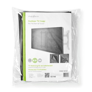Nedis Tv beschermhoes | Nedis | 40 tot 42 inch (Weerbestendig, Voor buiten) TVOC4042BK K101501206 - 7