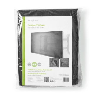 Nedis Tv beschermhoes | Nedis | 55 tot 58 inch (Weerbestendig, Voor buiten) TVOC5558BK K101501209 - 7