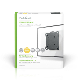 Nedis Tv beugel | Nedis | 13 tot 27 inch (Vast, Max. 30 kg) TVWM1010BK N101501013 - 5
