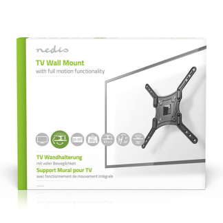 Nedis Tv beugel | Nedis | 23 tot 55 inch (Draai en kantelbaar, Max. 30 kg) TVWM1330BK N101501025 - 5