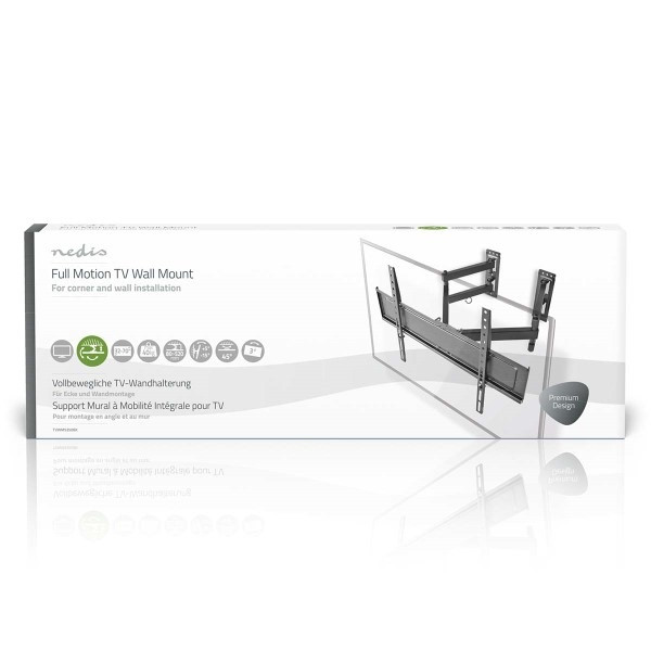Nedis Tv beugel | Nedis | 32 tot 70 inch (Draai, zwenk en kantelbaar, Max. 40 kg) TVWM5350BK K101501138 - 9