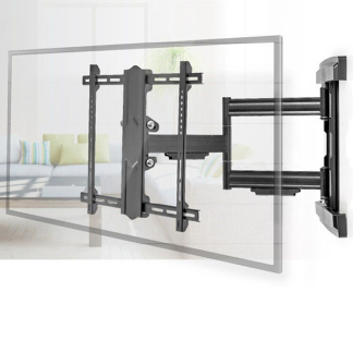 Nedis Tv beugel | Nedis | 37 tot 80 inch (Draai, zwenk en kantelbaar, Max. 50 kg) TVWM6550BK K101501139 - 3