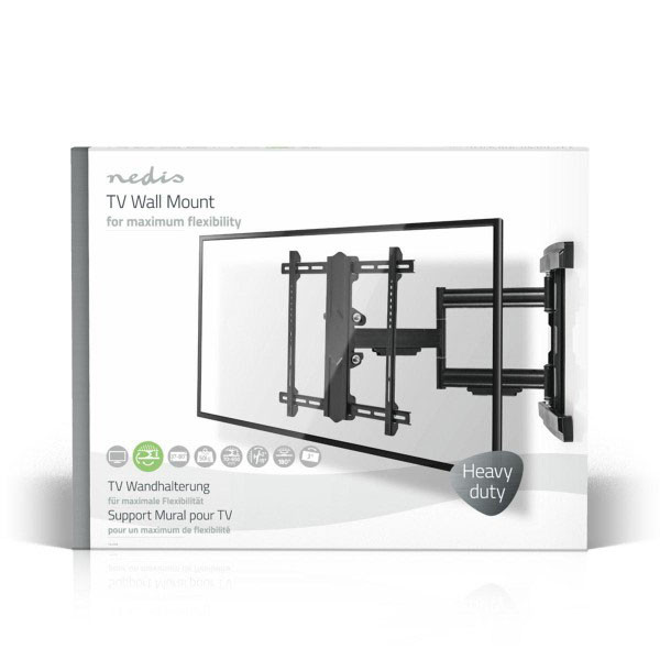Nedis Tv beugel | Nedis | 37 tot 80 inch (Draai, zwenk en kantelbaar, Max. 50 kg) TVWM6550BK K101501139 - 6