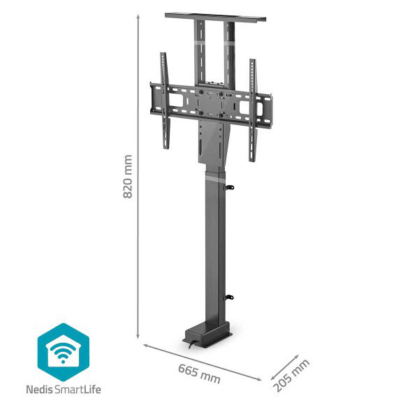 Nedis Tv lift | Nedis Smartlife | 37 tot 80 inch (Wifi, Ingebouwd kastontwerp, Max. 60 kg) TVSM5840BK K101501145 - 7
