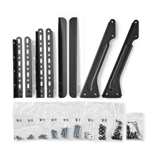 Nedis Tv standaard | Nedis | 13 tot 70 inch (Verstelbaar, Max. 50 kg) TVSM1050BK K101501191 - 4