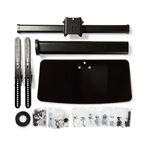 Nedis Tv standaard | Nedis | 32 tot 65 inch (Draai en kantelbaar, Verstelbaar, Max. 45 kg) TVSM2330BK N101501005 - 4