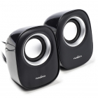 Nedis USB-speakers (12 watt, Zwart) CSPR10020BK N170102008