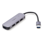 Nedis USB A hub | Nedis (USB A naar 4 x USB A, Busgevoed) CCGB61210GY01 K120200096