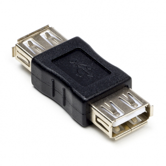 Nedis USB A koppelstukje | Nedis | USB 2.0 (Zwart) CCGB60900BK CCGP60900BK N050201000 - 1