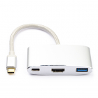 Nedis USB C adapter - Nedis - 0.15 meter (4K@30Hz, HDMI, USB, USB C) CCTB64765AL02 K010214110 Nedis USB C adapter - Nedis - 0.15 meter (4K@30Hz, HDMI, USB, USB C) CCTB64765AL02 K010214110