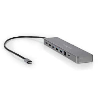 Nedis USB C docking station | Nedis (11 aansluitingen, 4K@60Hz) CCBW64260AT02 K010214344 - 1