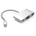 Nedis USB C docking station | Nedis (3 poorten, USB C, USB A, VGA) CCTB64760AL02 K010214151