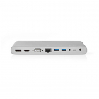 Nedis USB C docking station | Nedis (8 poorten, USB A, HDMI, VGA, RJ45) CCTB64991AL02 K120200078 Nedis USB C docking station | Nedis (8 poorten, USB A, HDMI, VGA, RJ45) CCTB64991AL02 K120200078