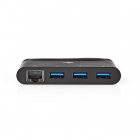 Nedis USB C docking station - Nedis (4 poorten, USB A, Gigabit) TCARF210BK K120200072 Nedis USB C docking station - Nedis (4 poorten, USB A, Gigabit) TCARF210BK K120200072