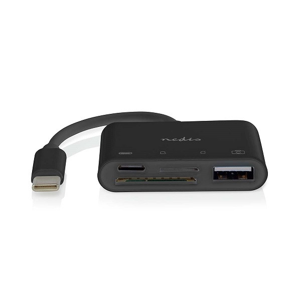 Nedis USB C docking stations | Nedis | 0.1 meter (USB C en USB A, SD kaart) CCGB64780BK01 K010214332 - 1