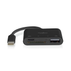 USB C docking stations | Nedis | 0.1 meter (USB C en USB A, SD kaart)