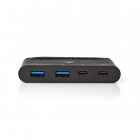 Nedis USB C hub | Nedis (USB C naar 2 x USB C en 2 x USB A, Busgevoed, Power Delivery) TCARF250BK K120200076 Nedis USB C hub | Nedis (USB C naar 2 x USB C en 2 x USB A, Busgevoed, Power Delivery) TCARF250BK K120200076