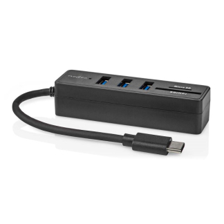 Nedis USB C hub | Nedis (USB C naar 3 x USB A, Micro SD en SD, Busgevoed) CCGB60250BK01 K120200104 - 7
