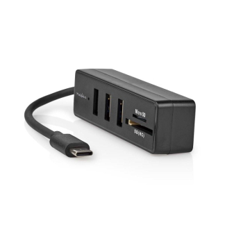 Nedis USB C hub | Nedis (USB C naar 3 x USB A, Micro SD en SD, Busgevoed) CCGB60250BK01 K120200104 - 9