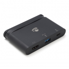 Nedis USB C hub | Nedis (USB C naar USB C, USB A en HDMI, Busgevoed, Power Delivery) TCARF240BK K120200075 Nedis USB C hub | Nedis (USB C naar USB C, USB A en HDMI, Busgevoed, Power Delivery) TCARF240BK K120200075