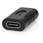 Nedis USB C koppelstukje | Nedis | USB 3.2 (Zwart) CCGB64900BK K105005302 - 1