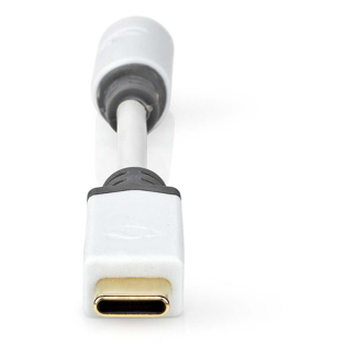 Nedis USB C naar 3.5 mm jack adapterkabel | M ↔ V | Nedis | 10 cm (Verguld, Wit) CCBW65950WT01 K010411300 - 5