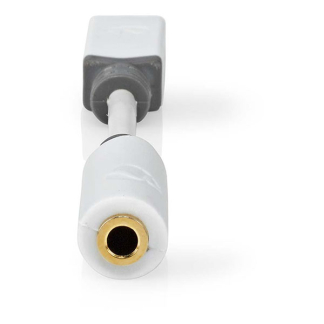 Nedis USB C naar 3.5 mm jack adapterkabel | M ↔ V | Nedis | 10 cm (Verguld, Wit) CCBW65950WT01 K010411300 - 6