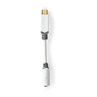 Nedis USB C naar 3.5 mm jack adapterkabel | M ↔ V | Nedis | 10 cm (Verguld, Wit) CCBW65950WT01 K010411300 - 7