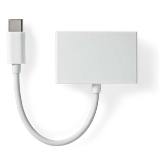 Nedis USB C naar 3x jack 3.5 mm kabel | M ↔ V | Nedis | 0.1 meter (Stereo) CCGB65900WT01 CCGP65900WT01 K010214294 - 3