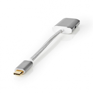 Nedis USB C naar HDMI adapter | Nedis | 0.2 meter (4K@60Hz, Verguld, Power Delivery) CCTB64680AL02 K010214230 - 1