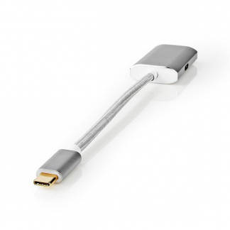 Nedis USB C naar HDMI adapter | Nedis | 0.2 meter (4K@60Hz, Verguld, Power Delivery) CCTB64680AL02 K010214230 - 