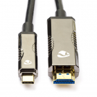 USB C naar HDMI kabel | Nedis | 50 meter (4K@60Hz, Metaal, Verguld)