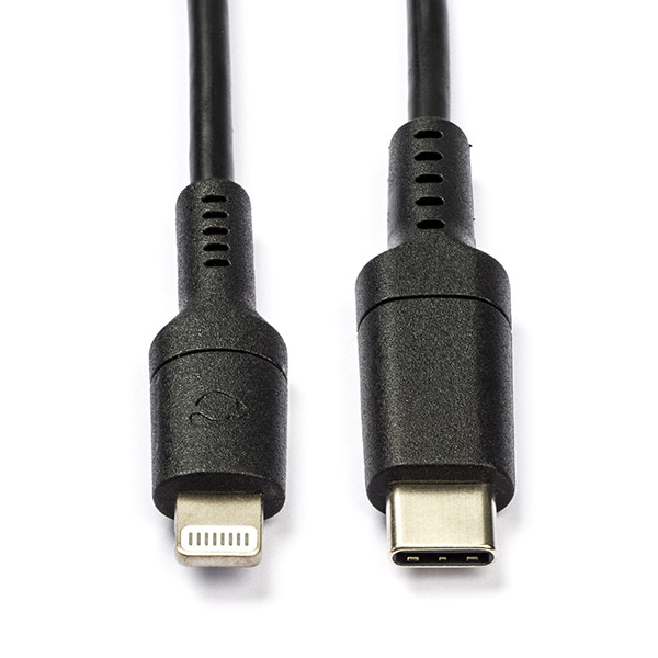 Nedis USB C naar Lightning kabel | 1 meter (Zwart) CCGW39650BK10 K010214038 - 1