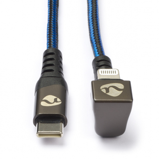 Nedis USB C naar Lightning kabel | 2 meter (Nylon, Rechte connector) GCTB39650AL20 K010901165 - 