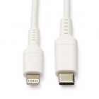 USB C naar Lightning kabel | 2 meter (Wit)