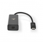 USB C naar Mini DisplayPort adapterkabel | Nedis | 0.2 meter (8K@60Hz)