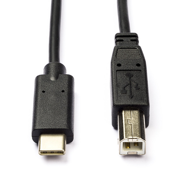 Slank De neiging hebben Lui USB C naar USB B kabel | 1 meter | USB 2.0 (100% koper, Zwart)