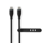 Nedis USB C naar USB C kabel | 1.5 meter | USB 2.0 (Vertind koper, Power Delivery, 60 W, Zwart) CCGB60820BK15 K010214337 - 4