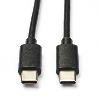 Nedis USB C naar USB C kabel | 1 meter | USB 2.0 (100% koper, Zwart) CCGB60700BK10 N010214016 - 1