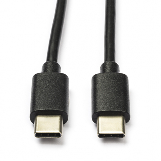 Nedis USB C naar USB C kabel | 1 meter | USB 2.0 (100% koper, Zwart) CCGB60700BK10 N010214016 - 