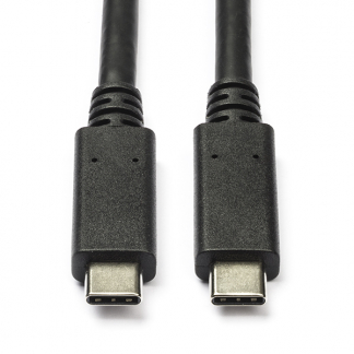Nedis USB C naar USB C kabel | 1 meter | USB 3.1 (100% koper, Zwart) CCGB64750BK10 N010214019 - 