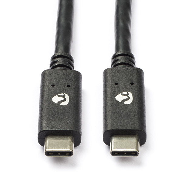 Nedis USB C naar USB C kabel | 1 meter | USB 3.1 (Power Delivery, 100% koper, Zwart) CCGW64750BK10 K010214077 - 1