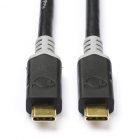 USB C naar USB C kabel | 1 meter | USB 3.2 (100% koper, Power Delivery, 100 W, Antraciet)