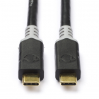 Nedis USB C naar USB C kabel | 1 meter | USB 3.2 (100% koper, Power Delivery, 100 W, Antraciet) CCBW64020AT10 K010214190 Nedis USB C naar USB C kabel | 1 meter | USB 3.2 (100% koper, Power Delivery, 100 W, Antraciet) CCBW64020AT10 K010214190