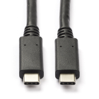 USB C naar USB C kabel | 2 meter | USB 3.0 (5 Gbps, Vertind koper, 60 W)