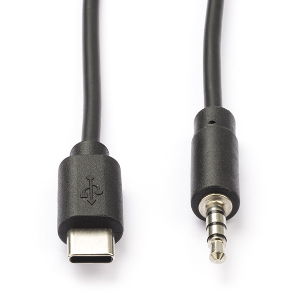 Nedis USB C naar jack 3.5 mm kabel | M ↔ M | Nedis | 1 meter (Stereo) CCGL65950BK10 CCGP65950BK10 K010221047 - 1