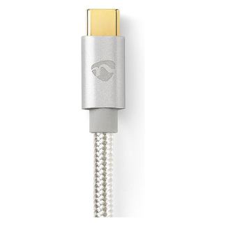 Nedis USB C naar jack 3.5 mm kabel | M ↔ M | Nedis | 1 meter (Stereo, Verguld, 100% koper) CCTB65940AL10 K010221031 - 2