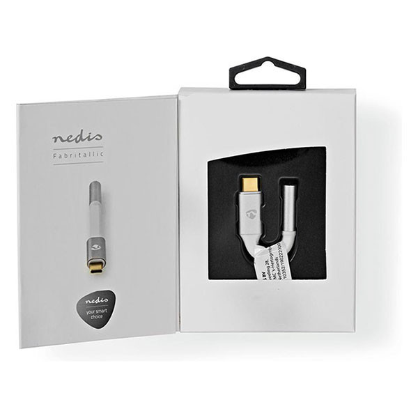 Nedis USB C naar jack 3.5 mm kabel | M ↔ V | Nedis | 0.08 meter CCTB65950AL008 K010221025 - 5