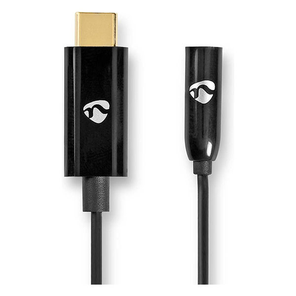 Nedis USB C naar jack 3.5 mm kabel | M ↔ V | Nedis | 0.15 meter CCBP65950BK015 K010221027 - 3